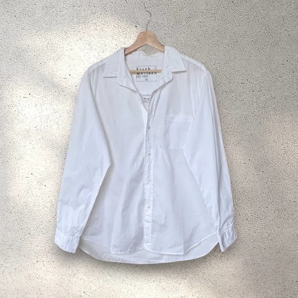 Frank & Eileen Tops - Frank & Eileen Waverly Button Down Superluxe Shirt in White, size XL
